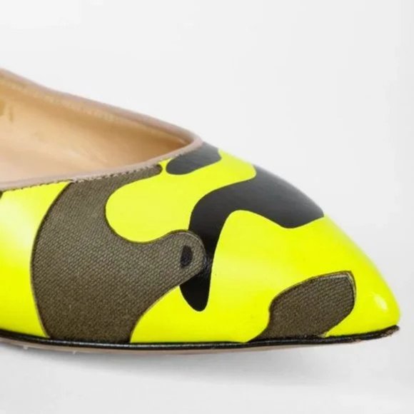 Valentino Neon Camo Flats - Picture 8 of 12